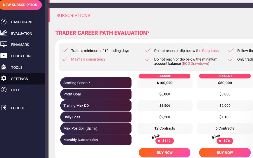 Paso 1 Earn2Trade